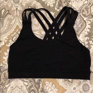NWOT limited edition Lululemon Bra size 8 black